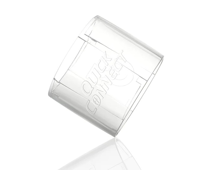 Адаптер для з'єднання двох мастурбаторів Quickshot Connect Adapter Fleshlight, прозорий - Зображення 1