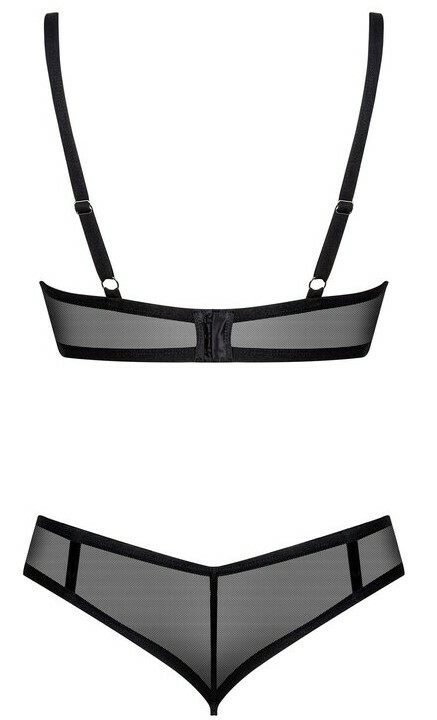 Комплект Obsessive Glandez, чорний, XS/S - Зображення 3