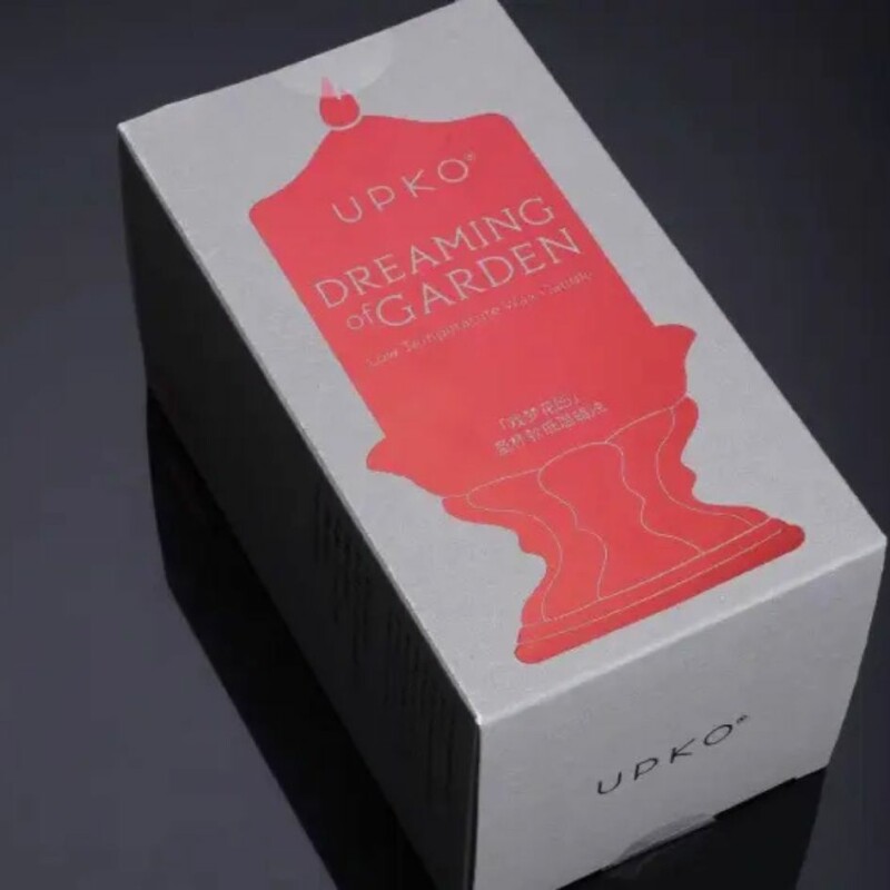 Свеча восковая UPKO DREAMING of GARDEN низкотемпературная, красная, 270 г - Зображення 2