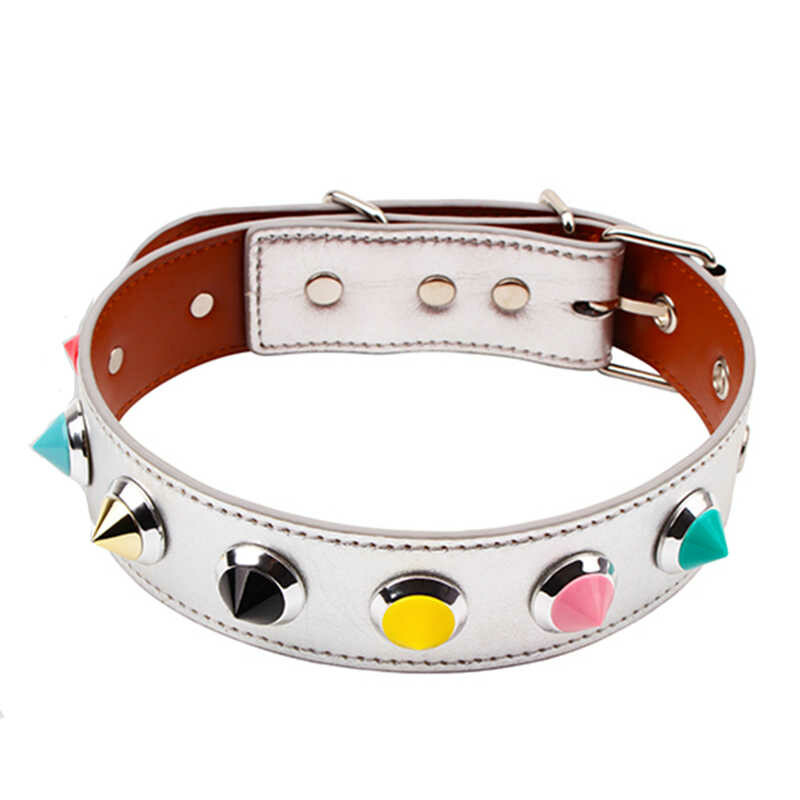 Нашийник з шипами Chisa Collar with Thorns, білий - Зображення 1