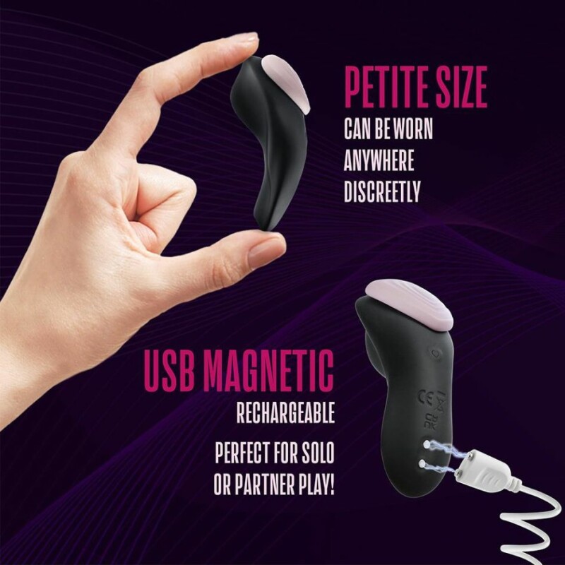 Вібратор у трусики Temptasia Heartbeat Panty Vibe з пультом, 8.9 х 4.4 см - Изображение 8