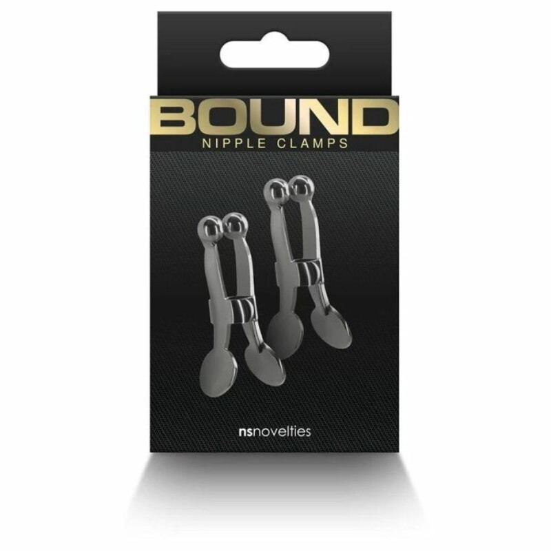 Затискачі для сосків NS Novelties Bound Heavy-Duty, чорний металік - Изображение 3