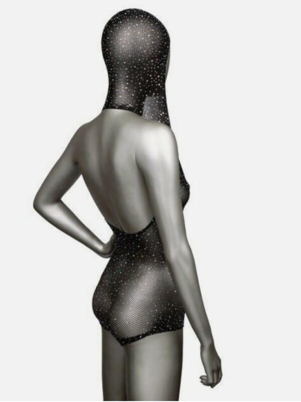 Еротичний боді з капішоном Calexotics Radiance Hooded Deep V Bodysuit, чорний, O/S - Изображение 4