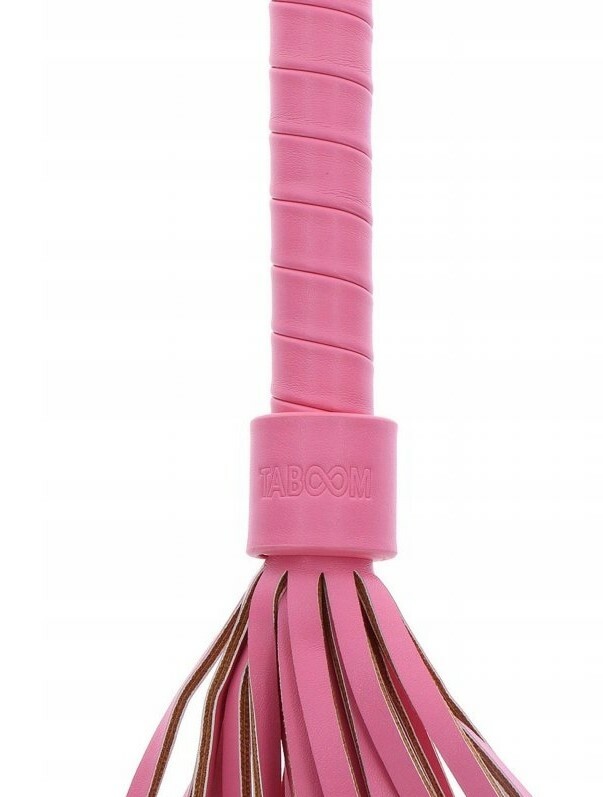 Флоггер Taboom Malibu Whip з веганської PU-шкіри, рожевий, 54 см - Изображение 4