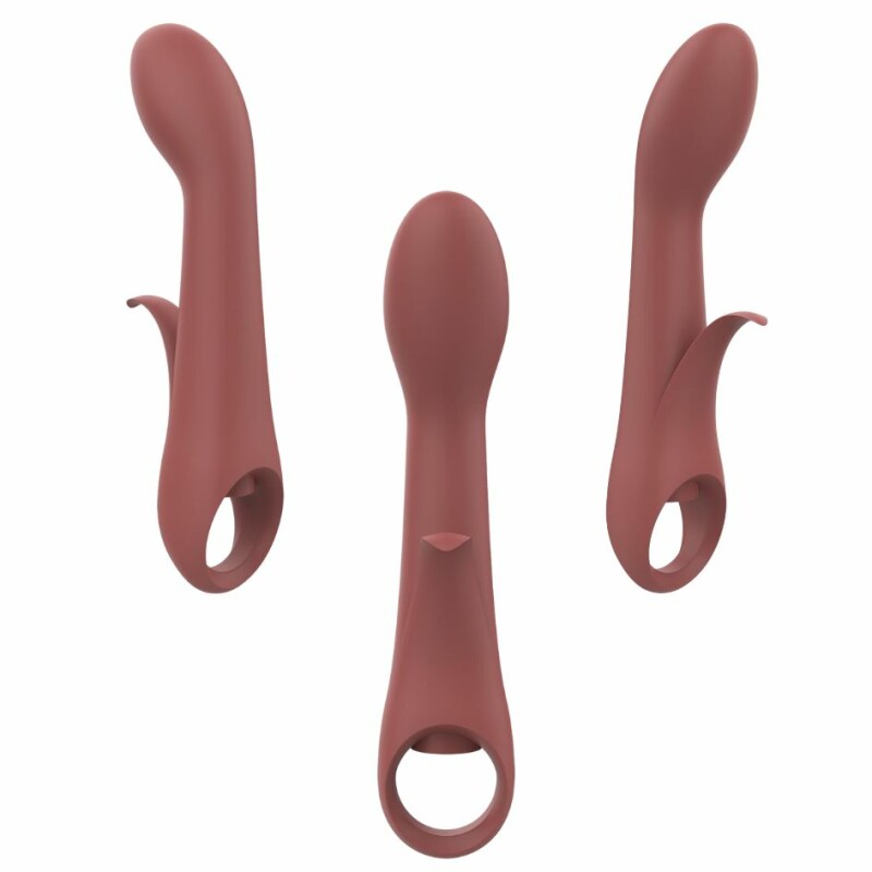 Вібратор Dream Toys Nude Sierra для точки G коричневий, 20.1 х 3.8 см - Изображение 8