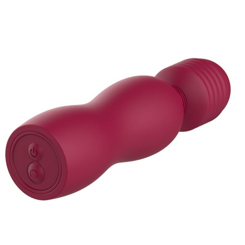 Вібратор мікрофон Dream Toys Glam Travel Wand червоний, 14.5 см х 3.3 см - Зображення 4