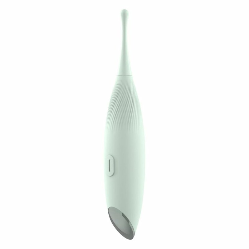 Кліторальний вібратор Dream Toys Pin Point для точкової стимуляції, зелений, 16 х 1.2 см - Зображення 3
