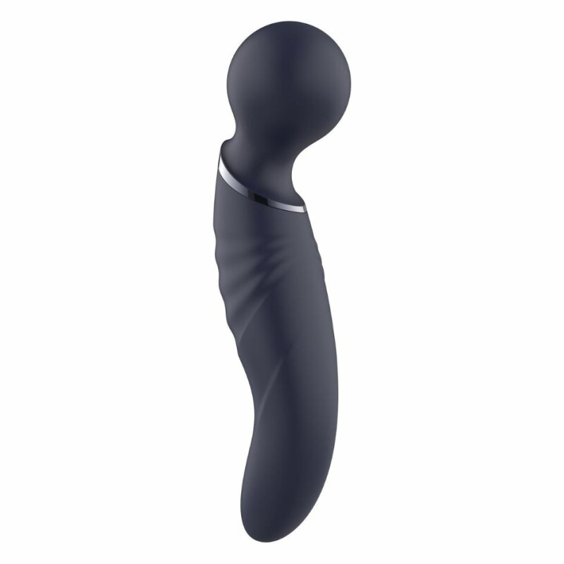 Вібратор мікрофон Dream Toys Glam Dual Wand Vibe для подвійної стимуляції, фіолетовий, 21.2 см х 4.9 см - Зображення 1