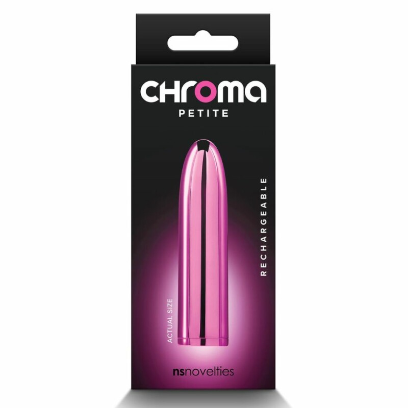 Вібропуля перезарядна NS Novelties Chroma Petit рожева, 8.7 см х 2.2 см - Зображення 3
