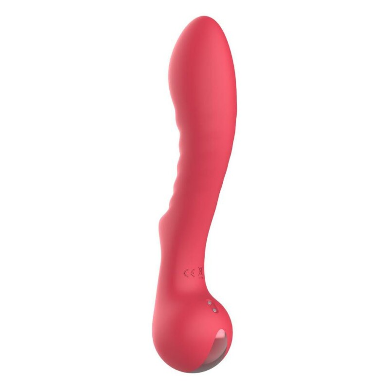 Вібратор рельєфний для точки G Dream Toys Amour Aimee червоний, 22 х 4.1 см - Зображення 2