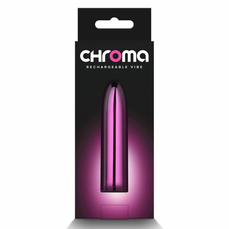 Вібропуля перезарядна NS Novelties Chroma Petit рожева, 8.7 см х 2.2 см - Зображення 4