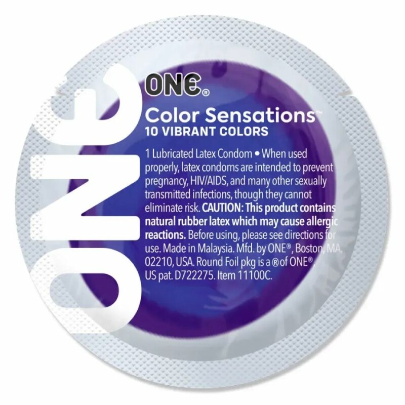 Презервативи латексні One Color Sensations різнокольорові, 100 шт - Зображення 8