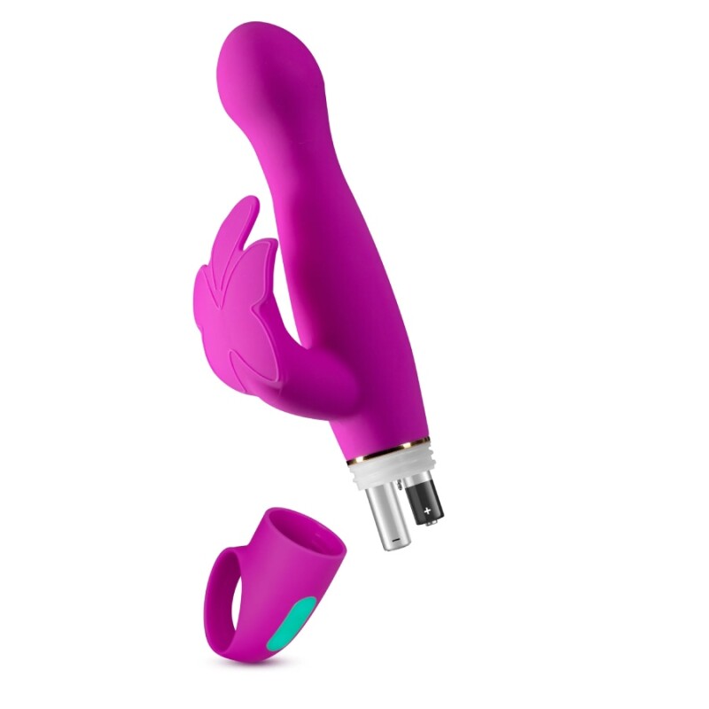 Вібратор Aria By Blush Naughty AF, для клітора, фіолетовий, 18.4 х 4.4 см - Изображение 3