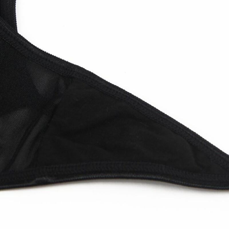 Пояс для панчіх з трусиками Star Night Garter and Panty, XS-S, чорний - Зображення 6