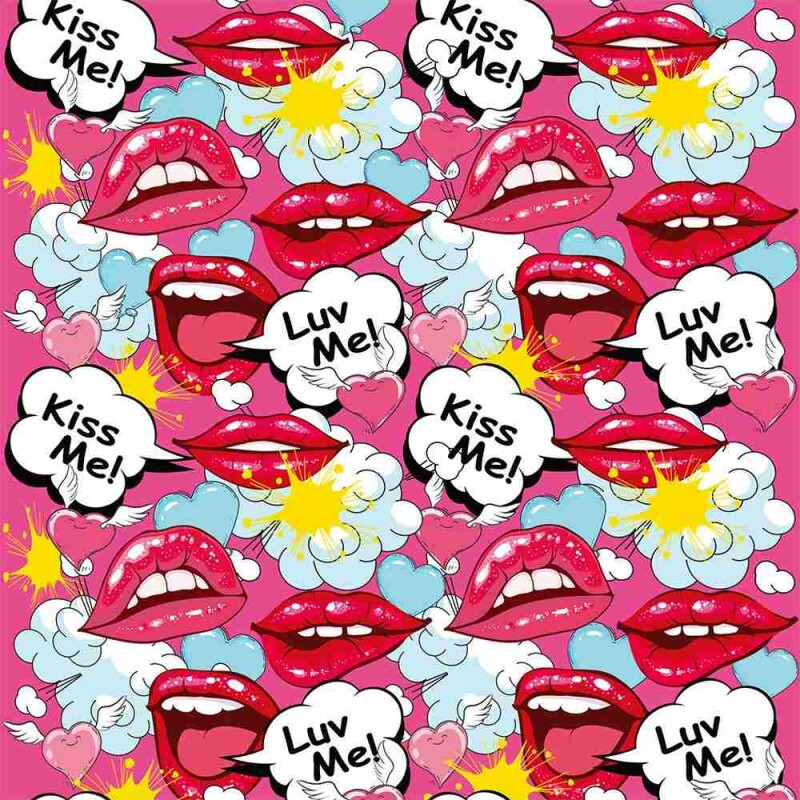Міні-вібратор Global Novelties Prints Charming Pop Tease з яскравим принтом, різнокольоровий, 12.7 х 2.5 см - Изображение 4