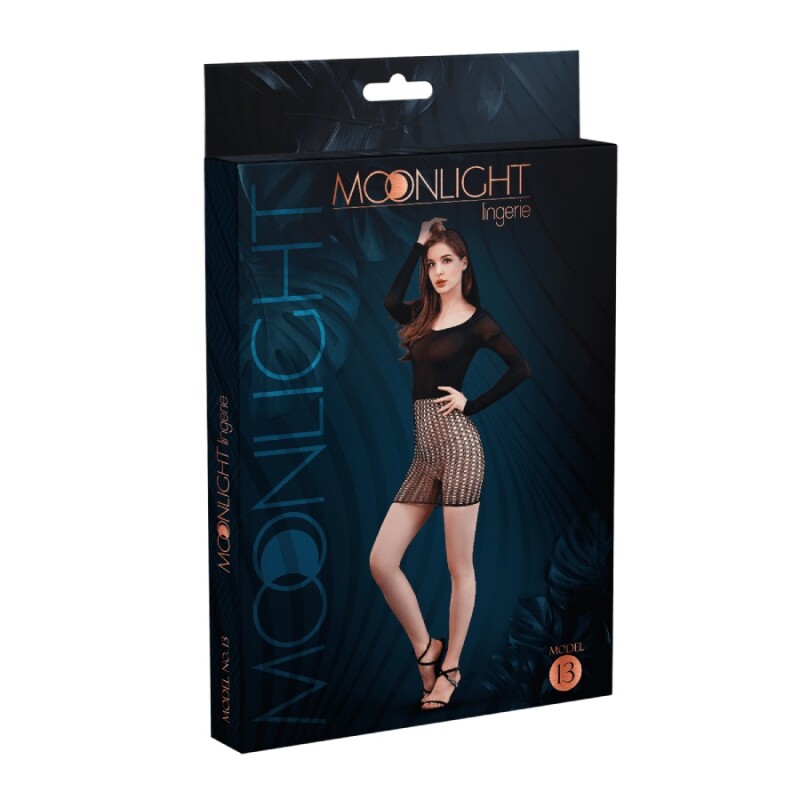 Сукня Moonlight Lingeried в сіточку, чорна, One Size - Зображення 2
