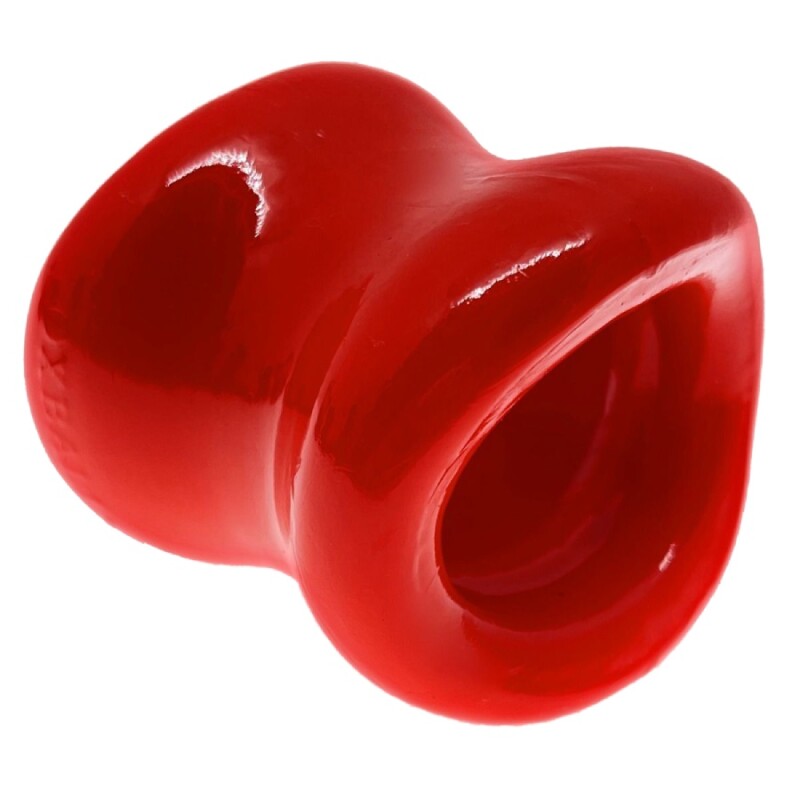 Насадка на мошонку Oxballs Mega-Squeeze червона, 6 х 5 см - Зображення 2