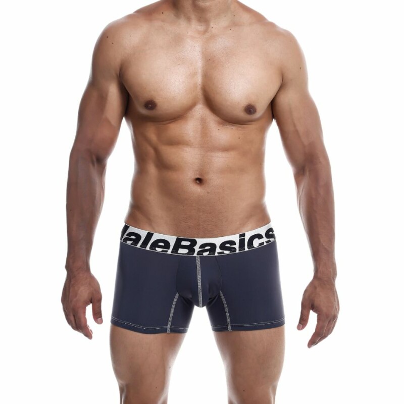 Чоловічі труси боксери MaleBasics Performance Boxer, сірі, М - Зображення 2
