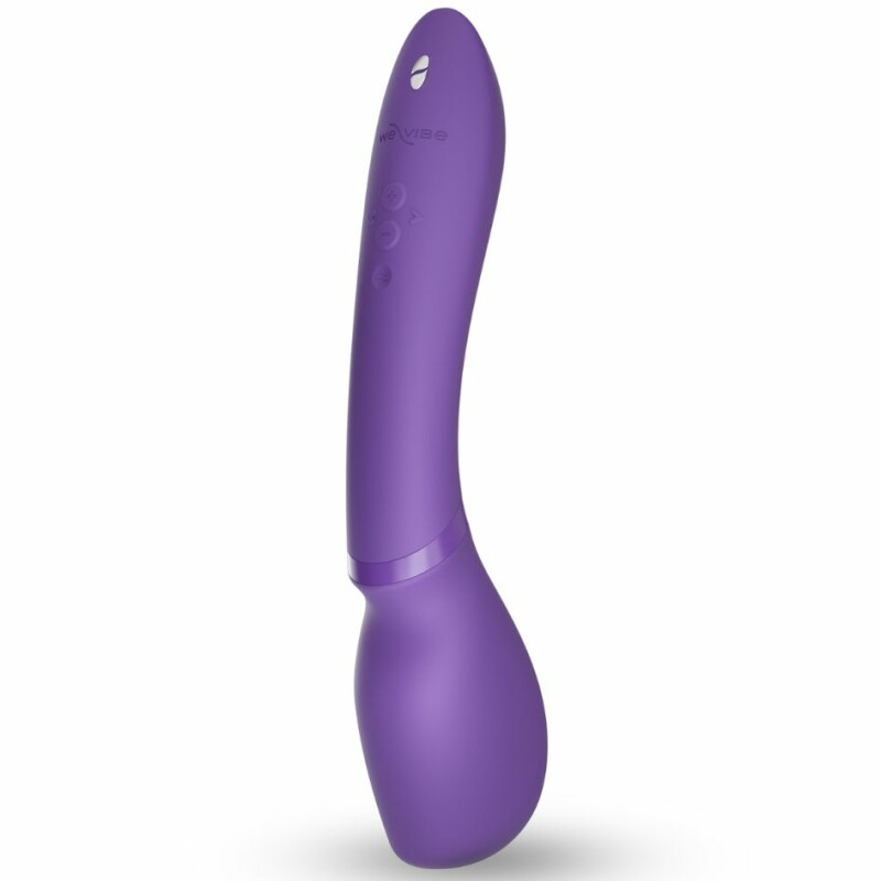 Вібромасажер мікрофон Wand by We-Vibe 2 Purple, фіолетовий, 27 см х 5.5 см - Изображение 3