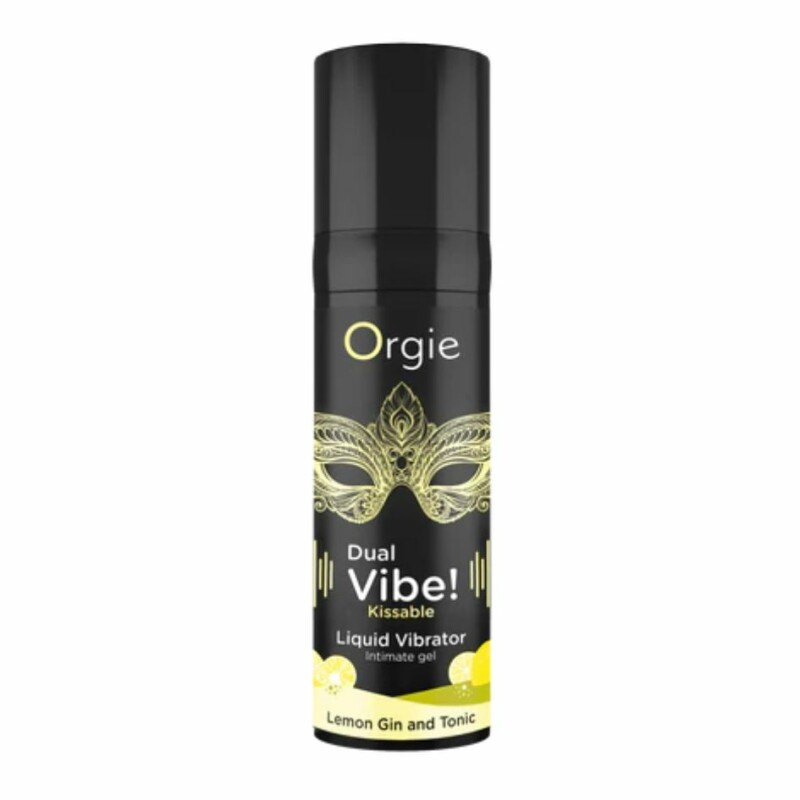Рідкий вібратор Orgie Dual Vibe! Lemon Gin And Tonic джин-тонік лимон, 15 мл - Изображение 2