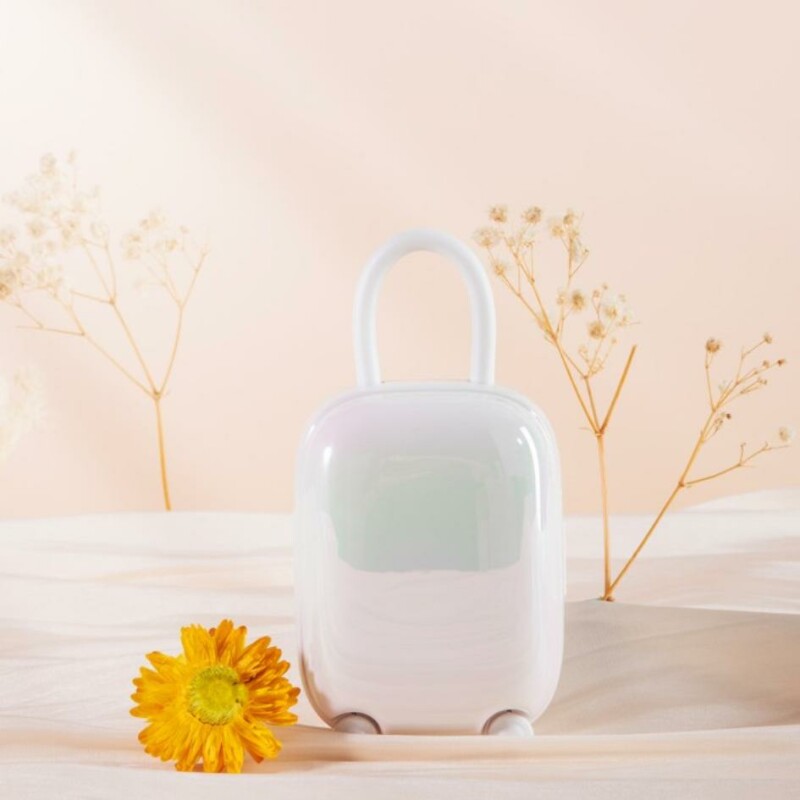 Віброяйце і вакуумний стимулятор для клітора 2в1 BeYourLover Magic Suitcase у зарядному кейсі, білий - Зображення 8