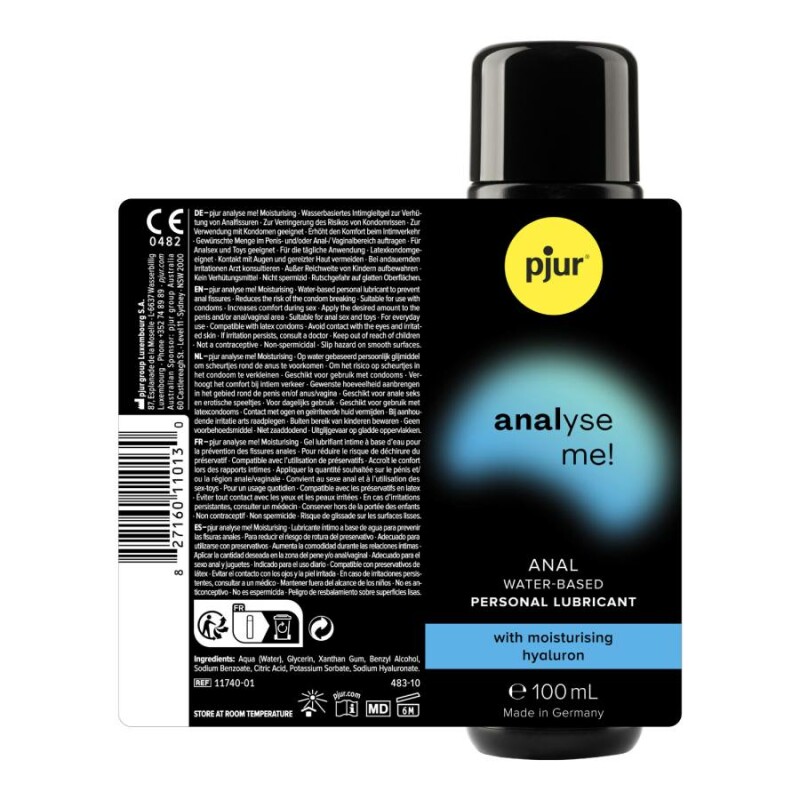 Анальний лубрикант Pjur Analyse Me Moisturising на водній основі, 100 мл - Изображение 2