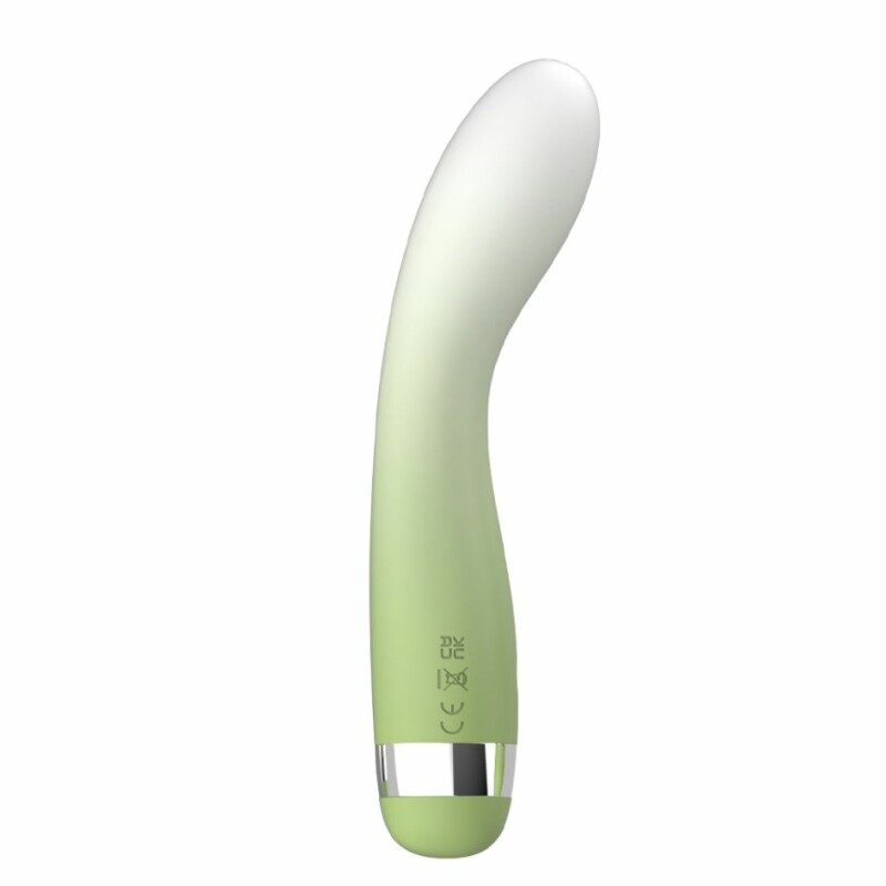 Вібратор з м'якою голівкою Every Night Toys для точки G, зелений, 12.7 х 3 см - Зображення 3