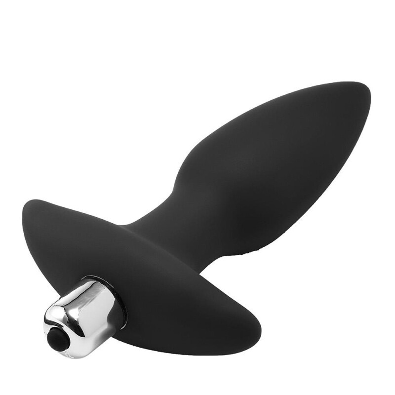 Анальна пробка Dreamtoys FantASSstic з віброкулею, чорна, 14 х 3.5 см - Изображение 6
