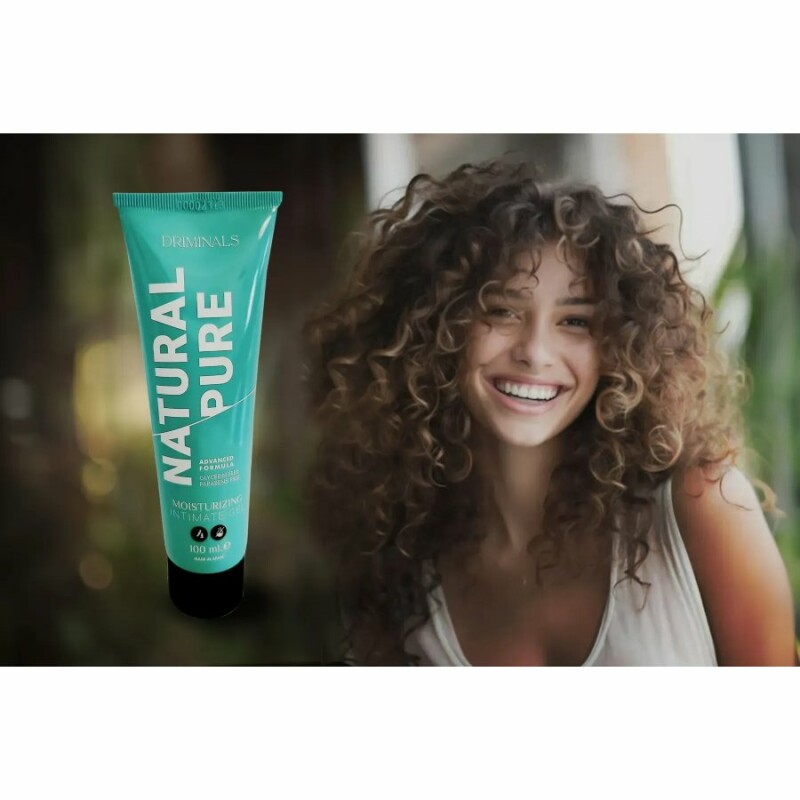 Лубрикант для чутливої шкіри Driminals Natural Pure на водній основі, 100 мл - Зображення 1