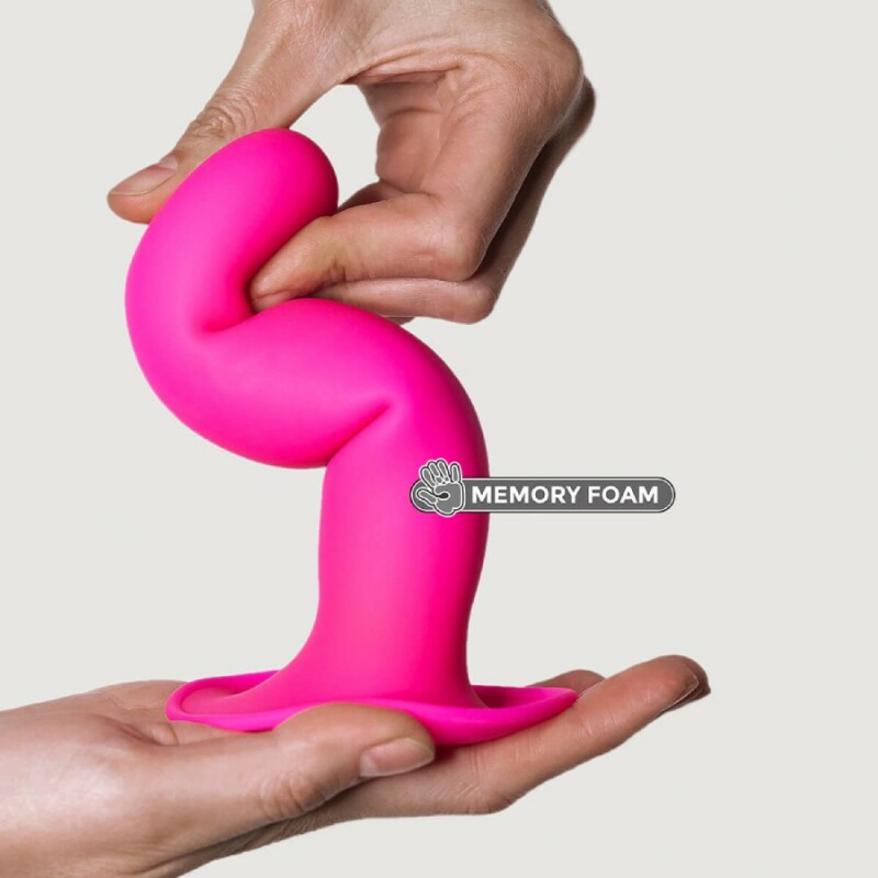 Фалоімітатор Adrien Lastic Hitsens 4 термореактивний, рожевий, 17.8 х 3.7 см - Изображение 2