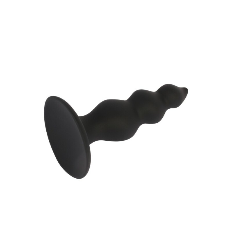 Анальна пробка Chisa Control Stuffer, чорна, 14.8 х 4 см - Изображение 3