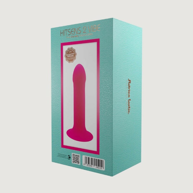 Вібратор Adrien Lastic Hitsens 2 на присосці, рожевий, 17.2 х 4 см - Зображення 5