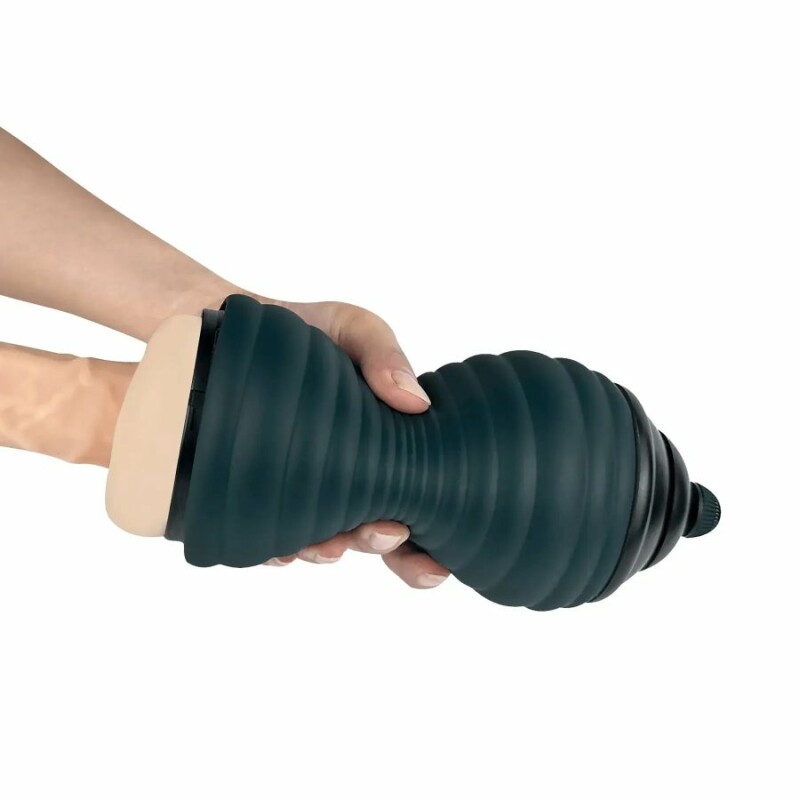 Мастурбатор вагіна Adrien Lastic Siltex Ultra з кібершкіри, бежевий, 19 х 3.5 см - Изображение 7