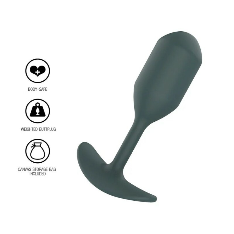 Анальна пробка Toy Joy The Player Weighted обтяжений, чорний, 11 х 3 см - Изображение 4