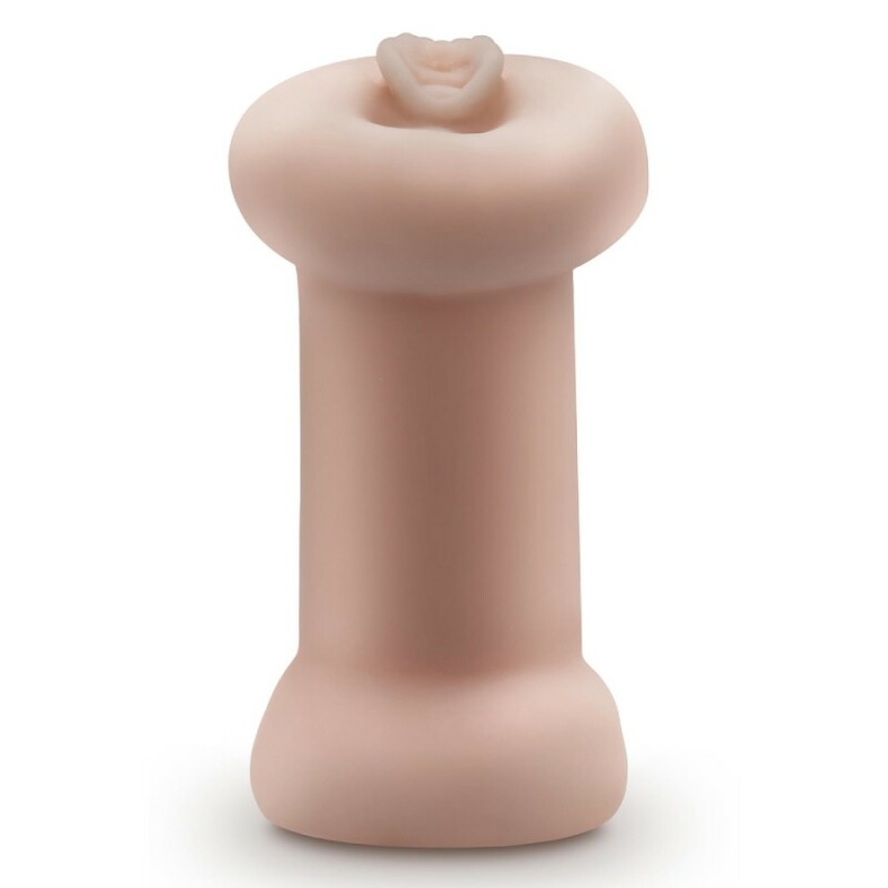 Мастурбатор Blush Tasha вагіна та анус, бежевий, 13.3 х 7 см - Зображення 2