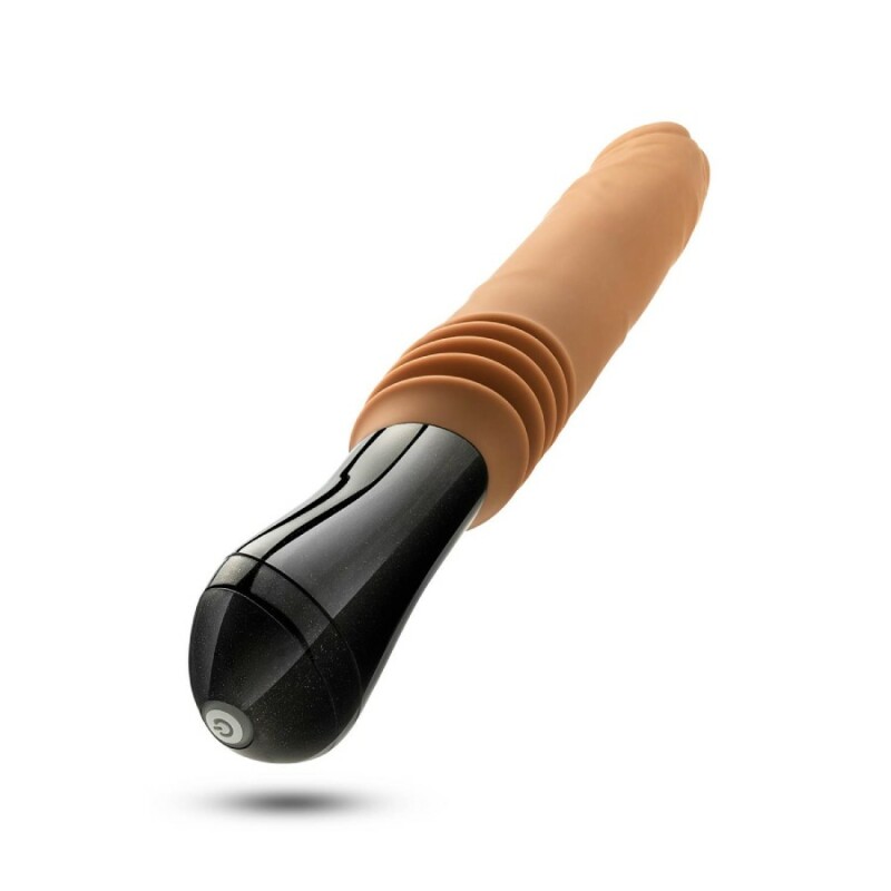 Вібратор реалістичний Blush Dr. Arthur з фрикціями, бежевий, 27.5 х 3.9 см