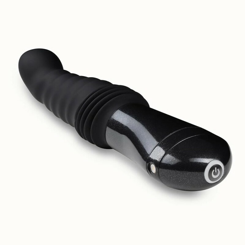 Вібратор Blush Temptasia Lazarus з фрикціями, чорний, 25.4 х 3.8 см - Зображення 5