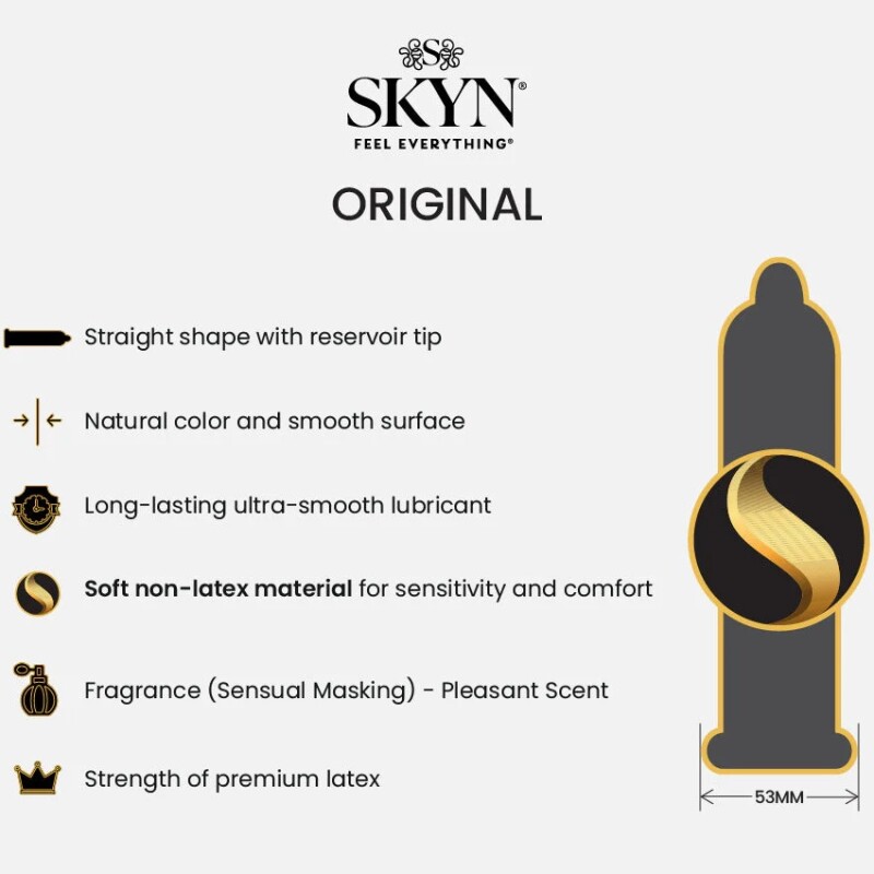 Презервативи SKYN Original безлатексні (полізопрен), 5 шт - Изображение 1