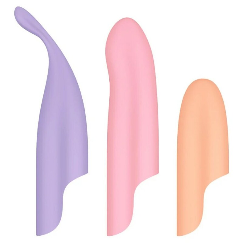 Вібратор Satisfyer Playful Four з 4 насадками, різнокольорові, 17 х 3.4 см - Изображение 4