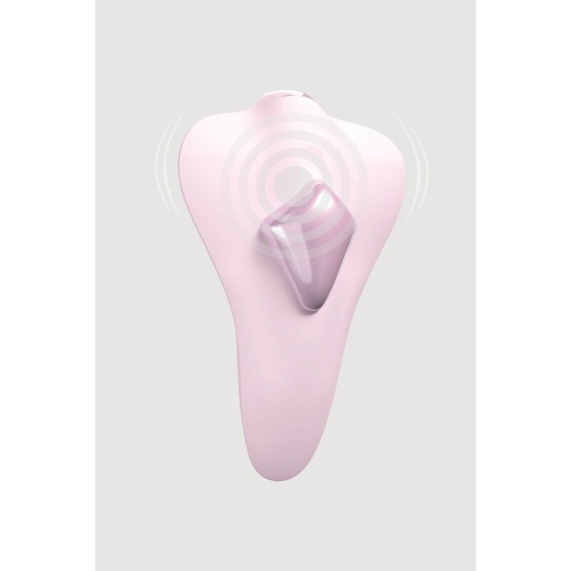 Вібратор в трусики Adrien Lastic Temptation з керуванням з додатка, рожевий, 8.7 х 5.4 см - Изображение 4