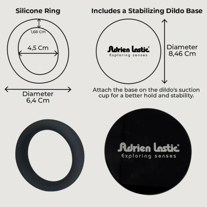 Трусики для страпона Adrien Lastic Lastic Strap-on джинсові, чорні, One Size - Изображение 4
