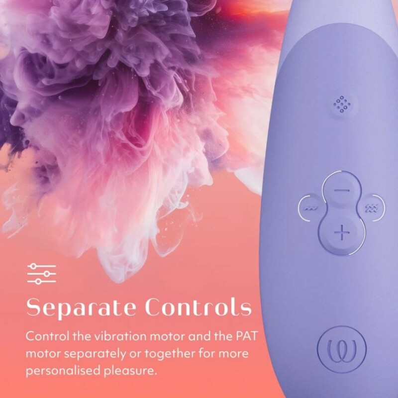 Кліторальний стимулятор 2 в 1 Womanizer Enhance Lilac вакуумна стимуляція і вібрація, ліловий - Изображение 6