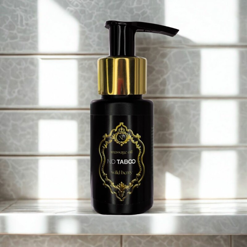 Масажна олійка NO TABOO Wild Berry з ароматом суниці, 50 мл - Изображение 4