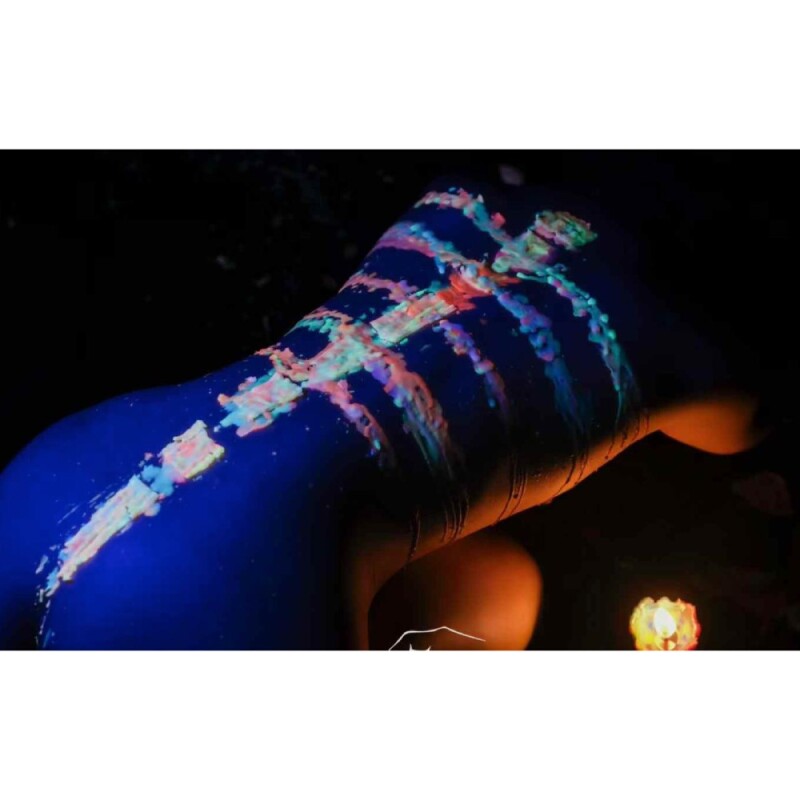 Преміум свічка люмінісцентна GlowKink 220 г, низькотемпературна, для БДСМ, різнокольорова