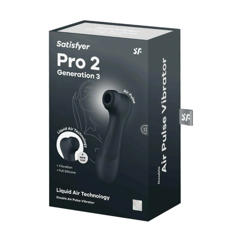 Вібратор Satisfyer Pro 2 з ефектом пульсації, чорний, 16.4 х 6.5 см - Изображение 1