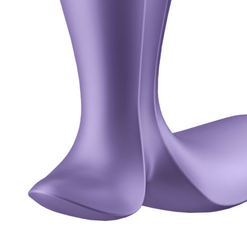 Анальний вібратор Satisfyer Intensity Plug з додатком, фіолетовий, 11.3 х 5 см - Зображення 2