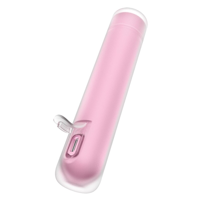 Вакуумний стимулятор Satisfyer First Kiss для клітора, рожевий, 12.5 х 2.5 см - Зображення 4