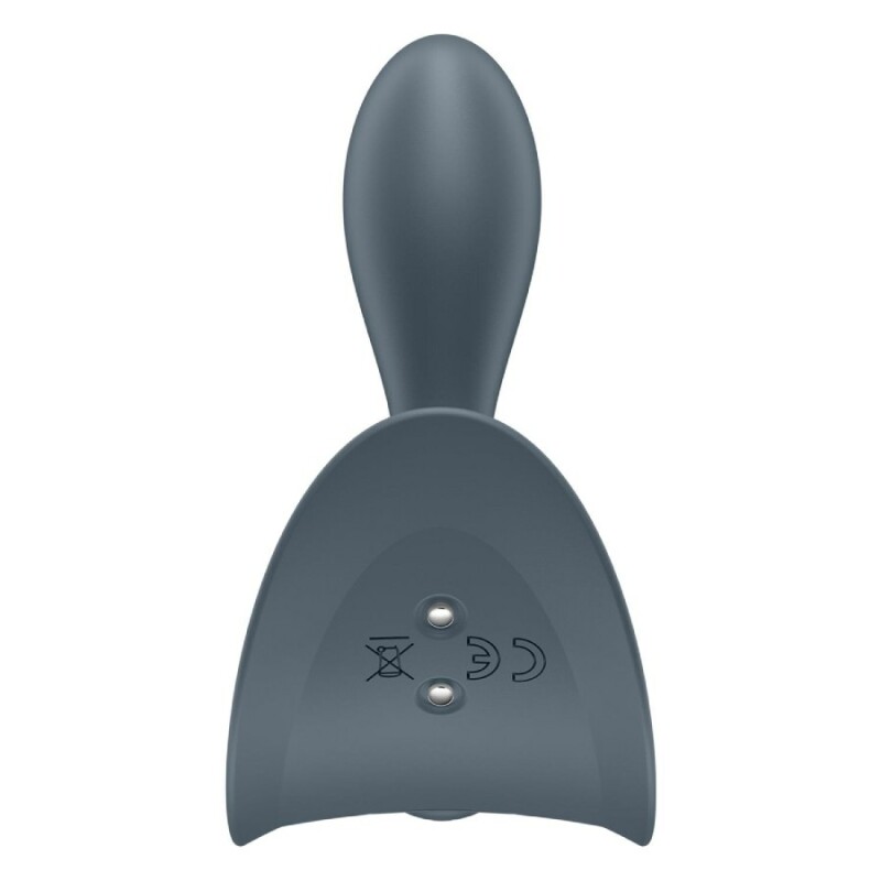 Анальний вібратор Satisfyer Booty Absolute Beginners 2 з широкою основою, сірий, 7.8 х 7 см - Изображение 4