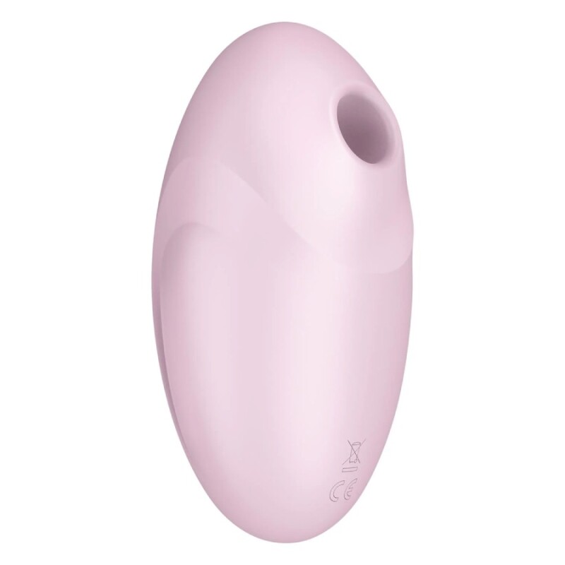 Вакуумний стимулятор клітора Satisfyer Vulva Lover 3 з вібрацією, рожевий, 11 х 6 см - Зображення 4