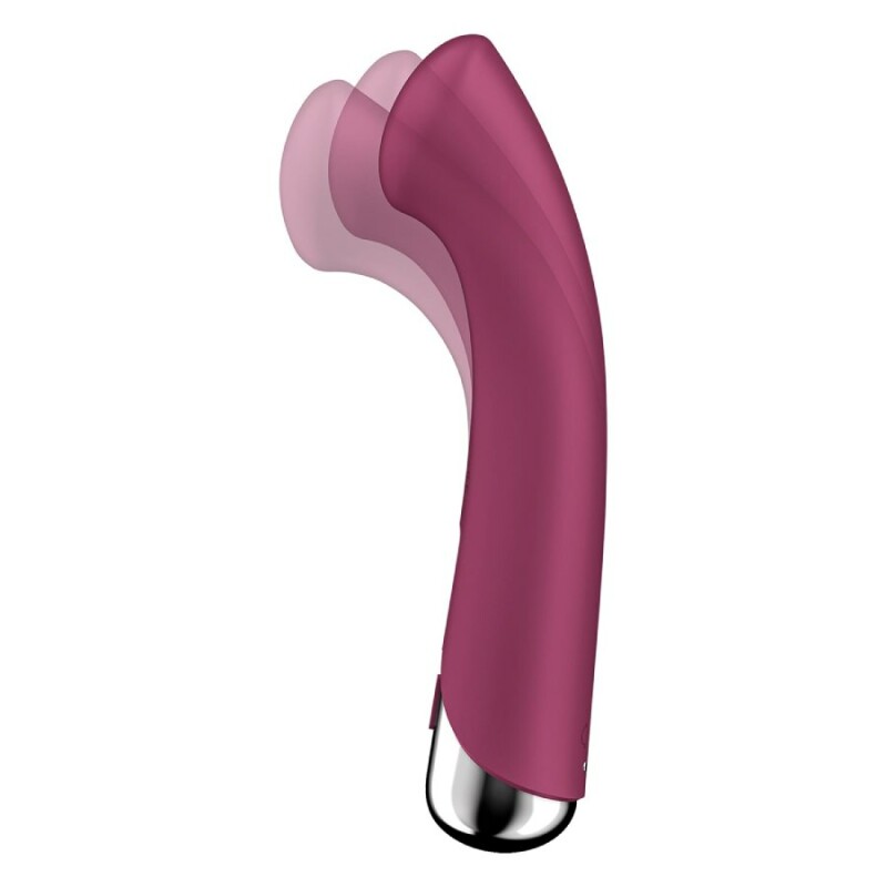 Вібратор для точки G Satisfyer Spinning G-Spot 1 з ротацією, червоний, 16.5 х 3.5 см - Зображення 4